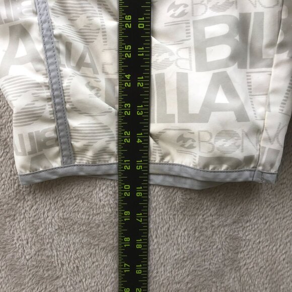 Billabong Boys Swim Shorts Size 9 White Gray Drawstring Athleisure Beach Summer - Picture 6 of 16